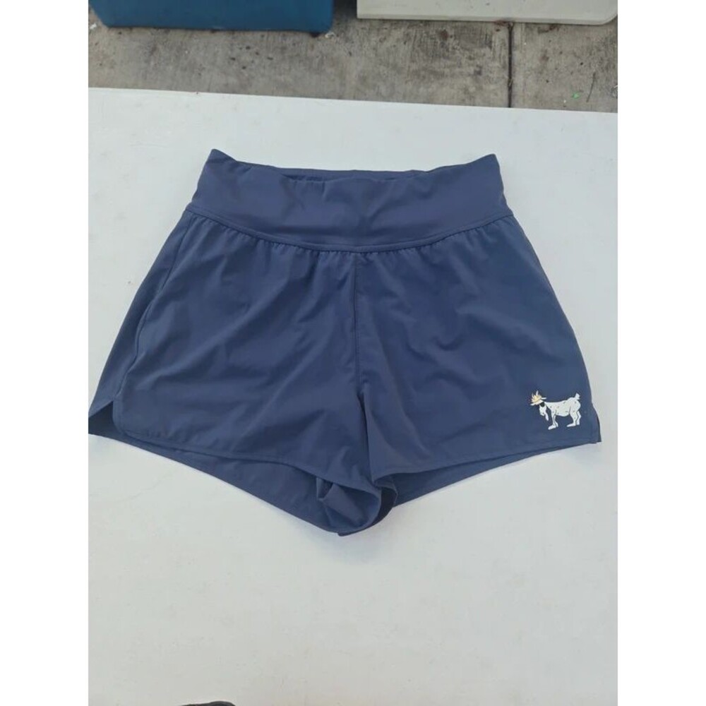 Goat USA Women’s Running Shorts Small Navy Blue